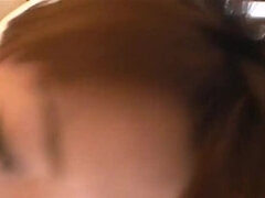 아시안, 큰 가슴, 오랄섹스, 사정 샷, 얼굴에, 머리카락이 많은, 일본인