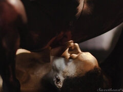 Za kulisami, Czarny, Brunetka, Całować, Lesbijka, Lizanie, Cipka, Cycki