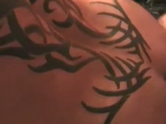 Anal, Asiat, Homoseksuel, Gruppe, Behåret, Hårdt, Tatovering, Vintage