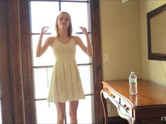 Nærbilde, Kjole, Ekstrem, Gaping, Onani, Orgasme, Offentlig, Alene