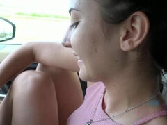 Leie, Braunhaarige, Freundin, Handjob, Küssen, Orgasmus, Pov, Titten