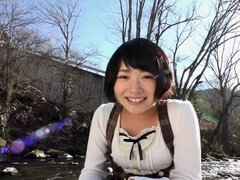 Horny Japanese girl in Crazy Blowjob, POV JAV scene