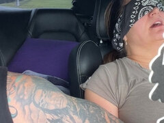 Amatőr, Gesztenyebarna, Gépkocsi, Pár, Érett koros