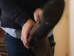 Amatør, Stor svart kvinne, Brunette, Hårete, Moden, Fitte, Alene