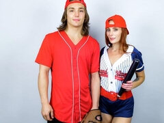 18 años, Culo grande, Verga grande, Estilo perrito, Tetas naturales, Pelirrojo, Adolescente, Tetas