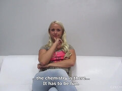 デカパイ, ブロンド, フェラチオ, 巨乳な, チェコ, 母, ハメ撮り, オッパイの