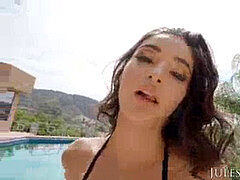 Anal, Kukk suging, Brunette, Ansiktssperm, Sexy undertøy