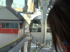 Amatør, Bad, Svart, Kjole, Hæler, Petite, Synsvinkel, Fitte