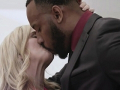 Blonde, Sucer une bite, Hd, Interracial