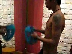 アジア人, ゲイ, 手コキする, ガリガリ, タイ