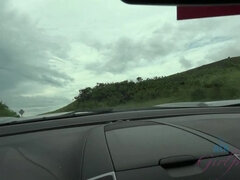 Noire, Éjaculation interne, Petite amie, Branlette thaïlandaise, Masturbation, De plein air, Pov, Chatte