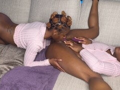 Ébano, Lesbiana, Coño, Juguetes