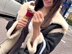 Part 1: Goddess-class Slender G-cup Beautiful Body Descended on Ginza