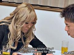 Naughty blonde Runa gets what she wants so much