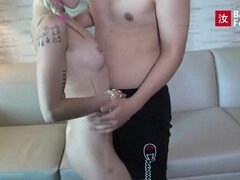 Blondine, Pik sutte, Creme tærte, Pik, Imellem racer, Massage, Hård sex, Teenager