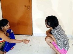 Stepmom and aunty having steamy desi fun