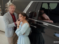 Røv, Babe, Store bryster, Pik sutte, Hårdt, Fisse, Trekant