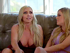 Stepmom, three-way, finger-tickling