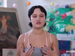 German Amateurs Hannah & Suraya Blindfolded Lesbian Sex - Intense Pussy Eating Connection