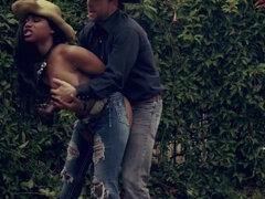 엉덩이, 큰 가슴, 흑인, 사정 샷, 페티쉬, 하드코어, 자연의 가슴, 야외의