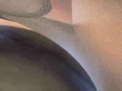 Amateur, Tir de sperme, Talons, Nylon, Bureau, Collant, Pov, Secrétaire