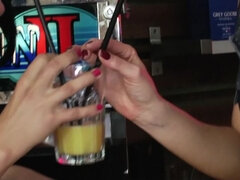 3 Old and young lesbians having great fun with eachother