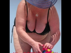 Plumper Women Pawg Fatty Bum Beach Candid
