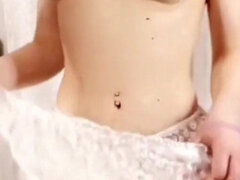 18, Biseksuell, Blond, Søt, Sexy undertøy, Truser, Alene, Tenåring