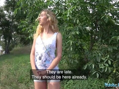 Amatør, Brunette, Sort, Hd, Udendørs, Pov, Offentlig, Realitet