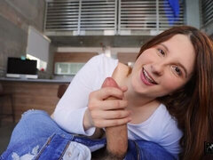 Iso perse, Iso kulli, Isot tissit, Suihinotto, Takaapäin, Näkökulma pov, Punapää