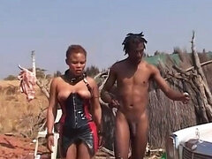 Africano, Bondage sadomaso, Grande cazzo, Fetish, All'aperto, Grezzo, Tabù, Tette