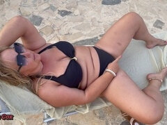 아마추어, 비키니, 수음, 야외의