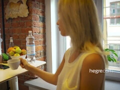 Private life of perfect babe