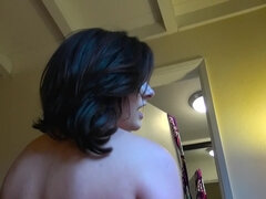 Amatéři, Ložnice, Kuřba, Brunetka, Stříkání spermatu, Na obličej, Piercing, Pička