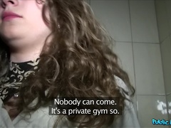 Public Agent (FakeHub): 18 year old gymnast fucks in gym changing rooms