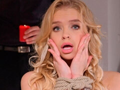 Anal, Bondage disciplin sadomasochisme, Blondine, Pik sutte, Hundestilling, Fetish, Mager, Teenager