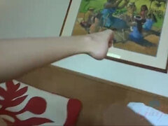 Blondin, Creampie, Sperma shot, Handjobb, Pov