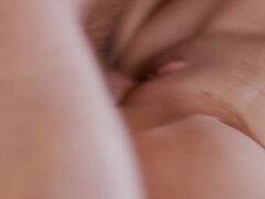 Blondína, Kuřba, Striekanie semena, Hd, Prirodzené prsia, Vyholené