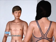 Duży tyłek, Brunetka, Gra, Olbrzymi, Mamuśka, Mama, Rudowłosa, Cycki