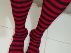 Amatéri, Gay, Masturbácia, Sólo, Stockings