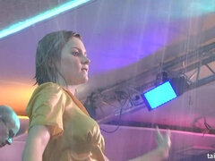 Amateur, Vestidas, Bailar, Hembra, Orgía, Medias largas, Intercambio de parejas, Mojado