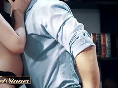 큰 음경, 오랄섹스, 핑거링, 대단히, 자연의 가슴, 보지, 면도된, 젖가슴