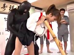 Asiater, Kukk suging, Fingring, Hårete, Japaner, Trekant, Pupper, Uniform