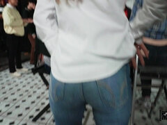 Scarlett Page shakes her butt on hard rod in POV