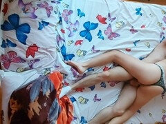 Hot couple's real homemade morning orgy full of passion and spunk!