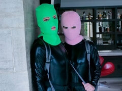 Blondynka, Obciąganie, Sex w czwórkę, Grupa, Obciąganie, Hardcore, Orgia, Tatuaż