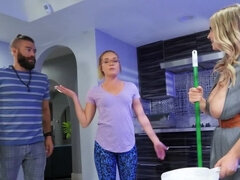 Rubia, Mamada, Corridas faciales, Natural, Adolescente