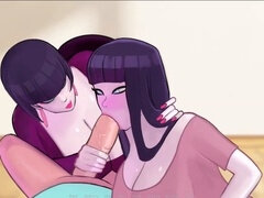 Stor stjärt, Avsugning, Sperma i munnen, Game, Handjobb, Milf