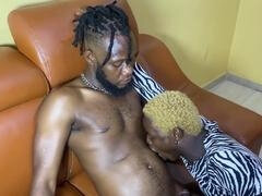 Eager crossdresser can't wait to enjoy that massive black cock again