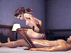 Brunett, Creampie, Sperma shot, Milf, Mamma